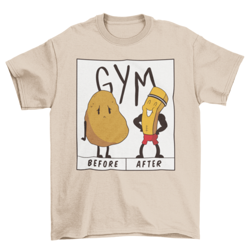 Potato Gym T-shirt | Binge T-shirt Shop
