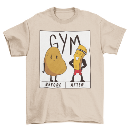 Potato Gym T-shirt | Binge T-shirt Shop