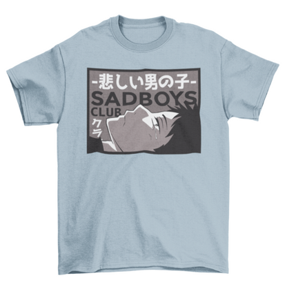 Sad Boy Anime T-shirt | Binge T-shirt Shop