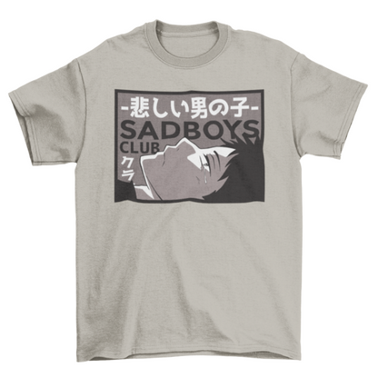 Sad Boy Anime T-shirt | Binge T-shirt Shop