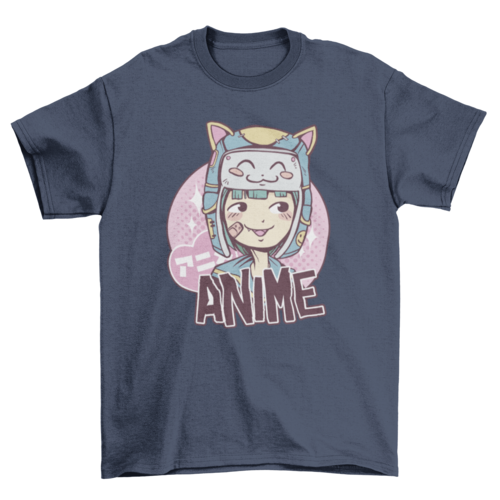 Anime Cute Girl T-shirt | Binge T-shirt Shop