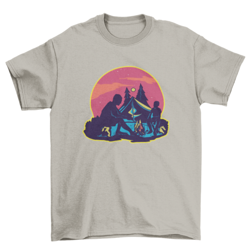 Night Camping T-shirt | Binge T-shirt Shop