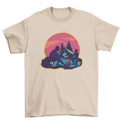Night Camping T-shirt | Binge T-shirt Shop