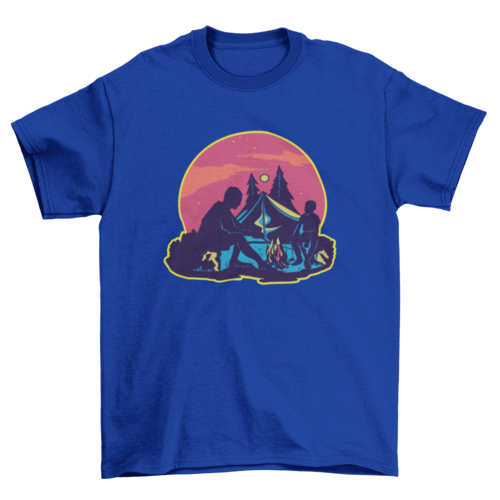 Night Camping T-shirt | Binge T-shirt Shop