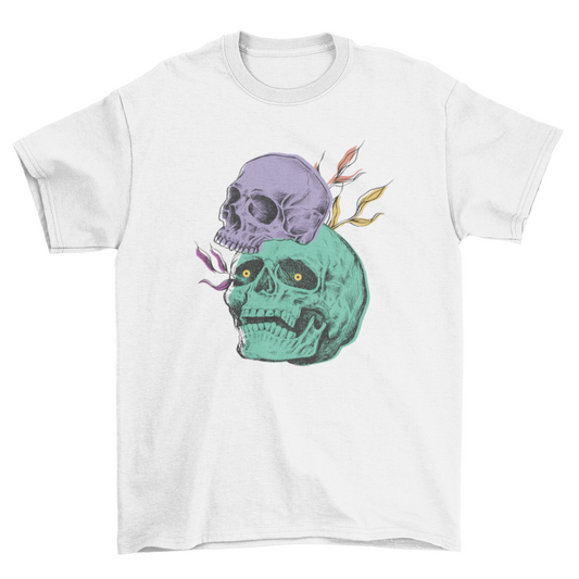 Creepy Skulls T-shirt | Binge T-shirt Shop