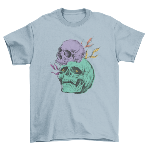 Creepy Skulls T-shirt | Binge T-shirt Shop