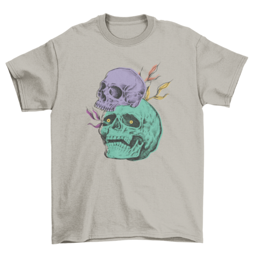 Creepy Skulls T-shirt | Binge T-shirt Shop