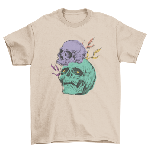 Creepy Skulls T-shirt | Binge T-shirt Shop