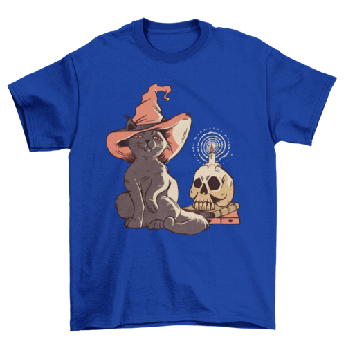 Halloween Witch Cat T-shirt Design | Binge T-Shirt Shop