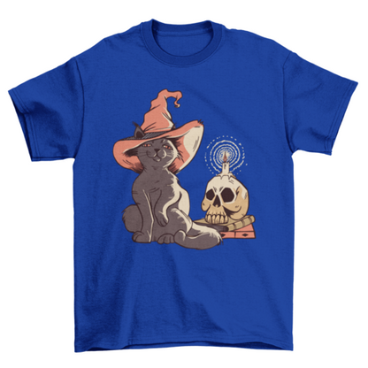 Halloween Witch Cat T-shirt Design | Binge T-Shirt Shop