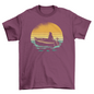 Retro Sunset Boat T-shirt | Binge T-shirt Shop