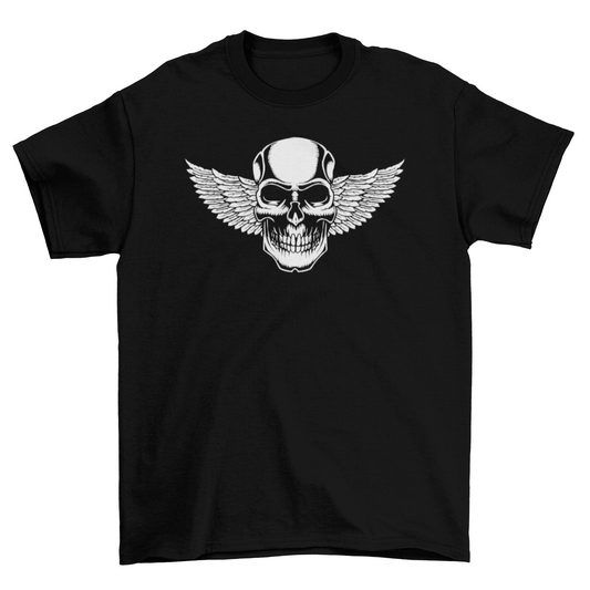 Winged Skull T-shirt | Binge T-shirt Shop