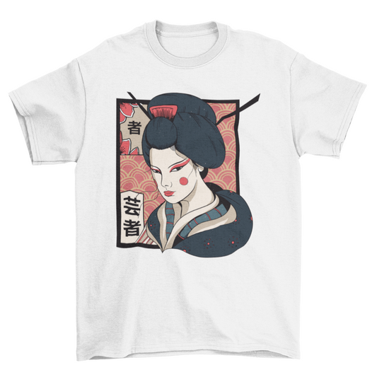 Traditional Geisha T-shirt | Binge T-shirt Shop