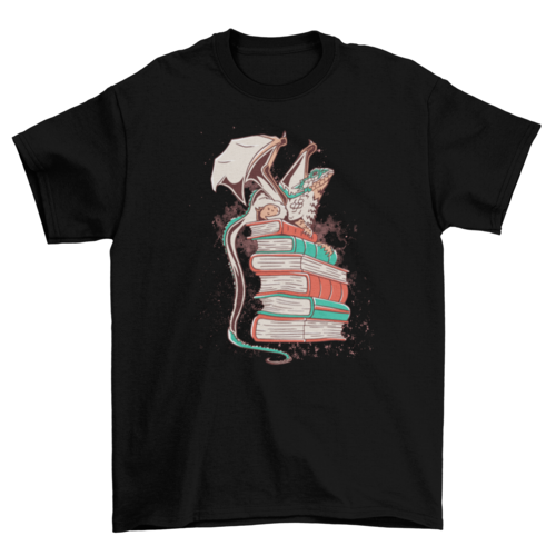 Dragon books t-shirt
