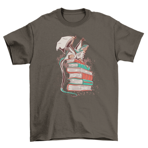 Dragon books t-shirt