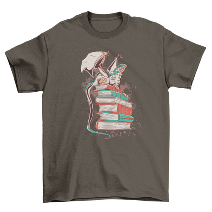 Dragon books t-shirt