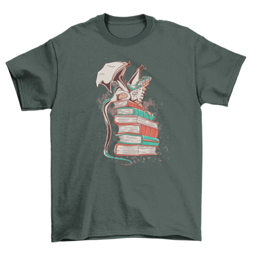 Dragon books t-shirt