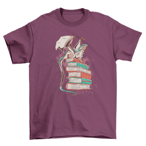 Dragon books t-shirt
