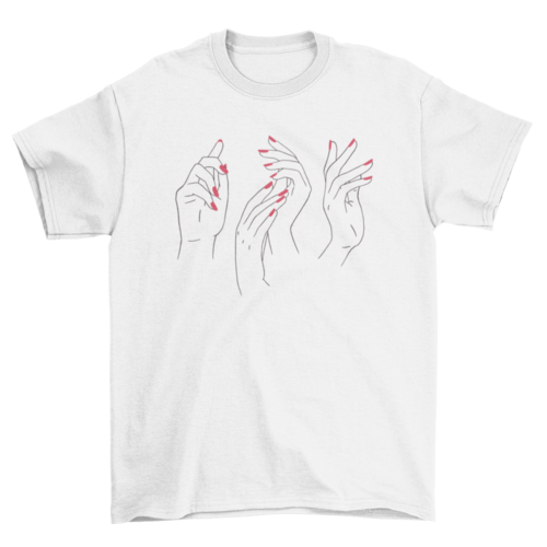 Woman Hands T-shirt | Binge T-shirt Shop