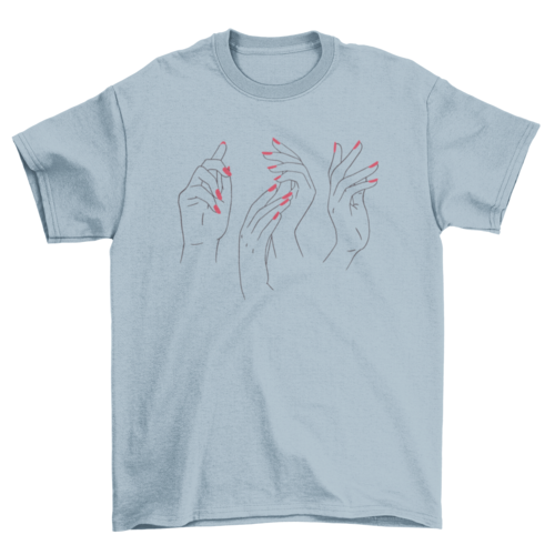 Woman Hands T-shirt | Binge T-shirt Shop