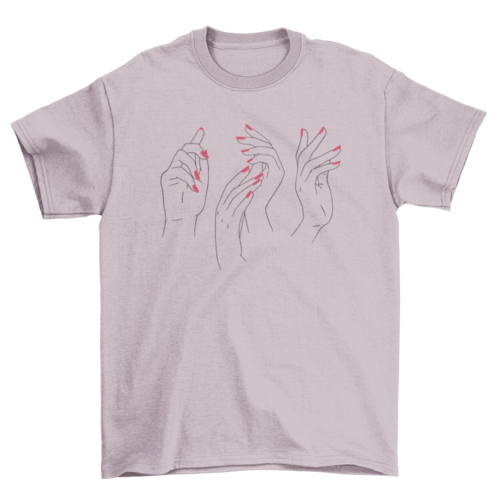 Woman Hands T-shirt | Binge T-shirt Shop