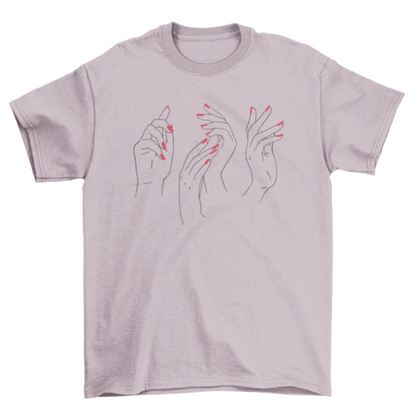 Woman Hands T-shirt | Binge T-shirt Shop
