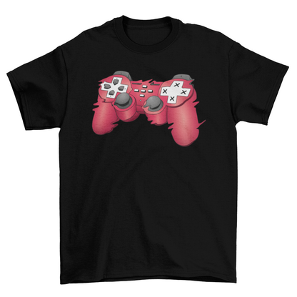 Glitchy Joystick T-shirt | Binge T-shirt Shop