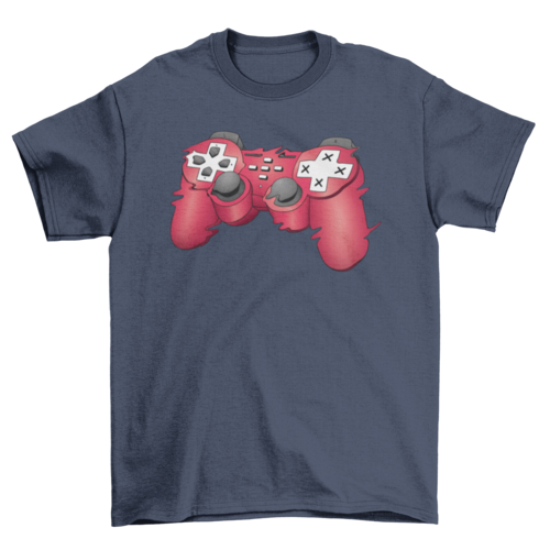 Glitchy Joystick T-shirt | Binge T-shirt Shop