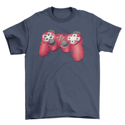 Glitchy Joystick T-shirt | Binge T-shirt Shop