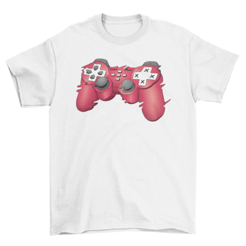 Glitchy Joystick T-shirt | Binge T-shirt Shop