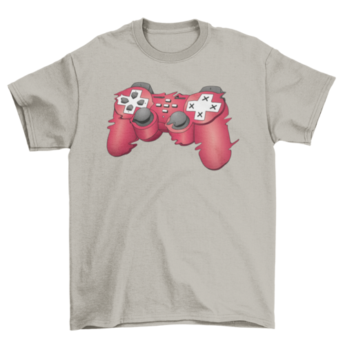Glitchy Joystick T-shirt | Binge T-shirt Shop