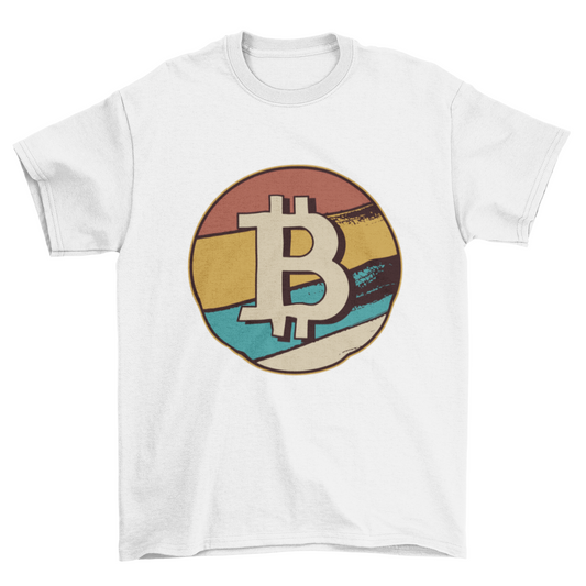 Bitcoin Retro T-shirt | Binge T-shirt Shop