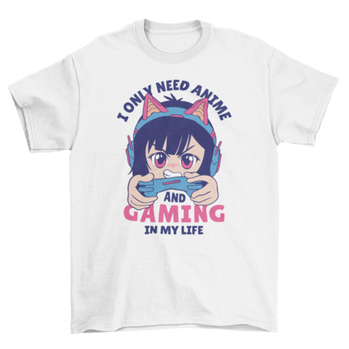 Anime and Gaming T-shirt | Binge T-shirt Shop