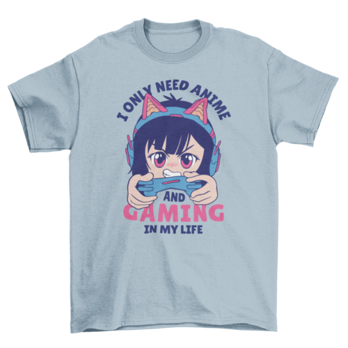 Anime and Gaming T-shirt | Binge T-shirt Shop