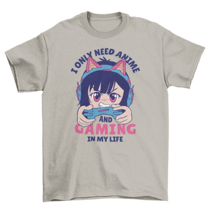 Anime and Gaming T-shirt | Binge T-shirt Shop