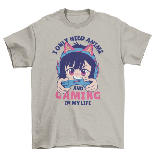 Anime and Gaming T-shirt | Binge T-shirt Shop