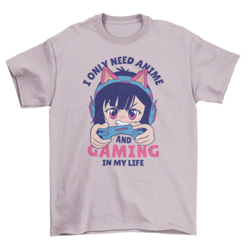 Anime and Gaming T-shirt | Binge T-shirt Shop