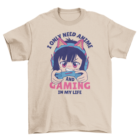 Anime and Gaming T-shirt | Binge T-shirt Shop