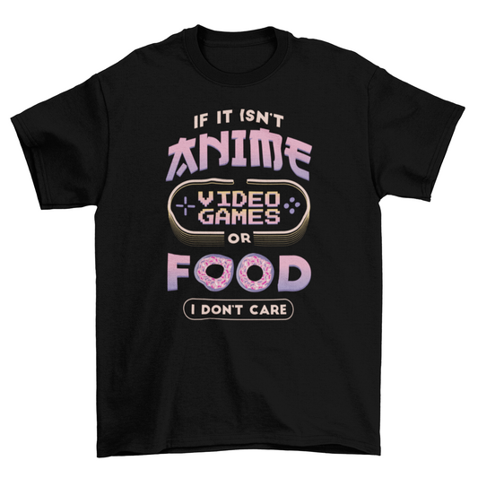 Anime Video Games T-shirt | Binge T-shirt Shop