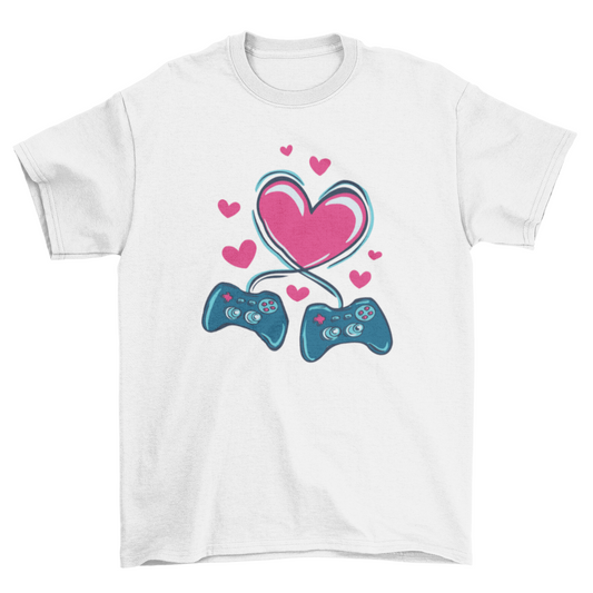 Gaming Love T-shirt | Binge T-shirt Shop