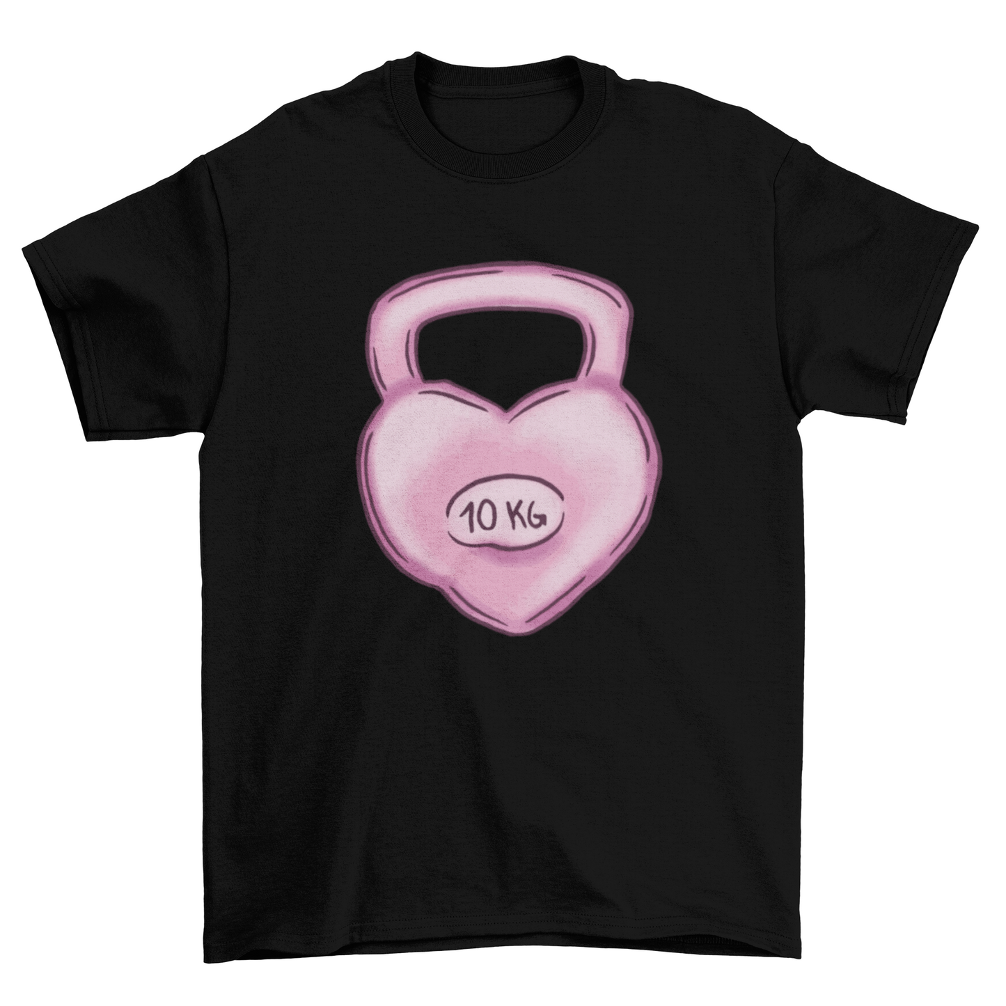 Kettlebell Heart T-shirt | Binge T-shirt Shop