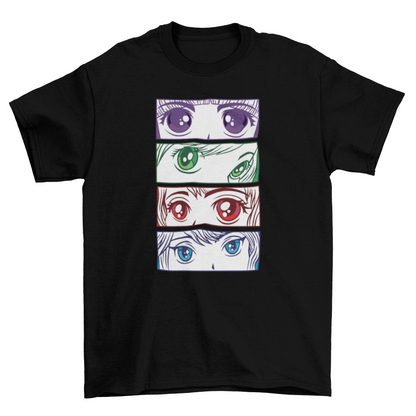 Anime Girl Eyes T-shirt | Binge T-shirt Shop