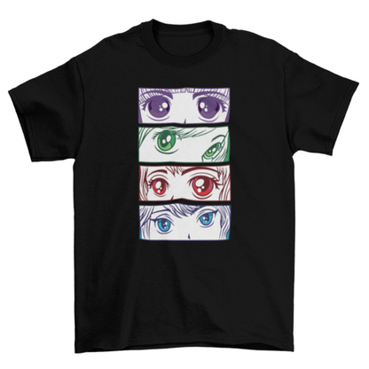 Anime Girl Eyes T-shirt | Binge T-shirt Shop