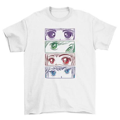 Anime Girl Eyes T-shirt | Binge T-shirt Shop