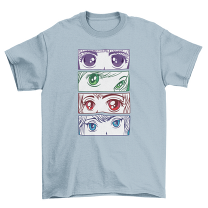 Anime Girl Eyes T-shirt | Binge T-shirt Shop