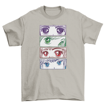 Anime Girl Eyes T-shirt | Binge T-shirt Shop