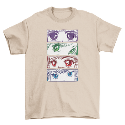 Anime Girl Eyes T-shirt | Binge T-shirt Shop