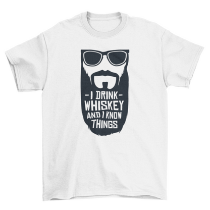 I Drink Whiskey T-shirt | Binge T-shirt Shop