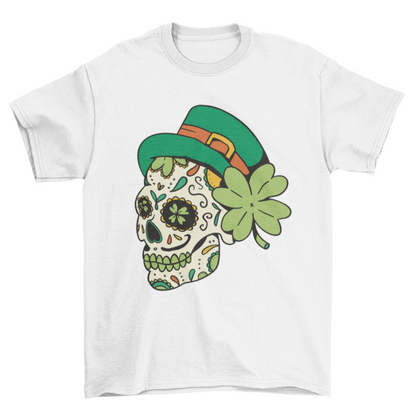 St. Patrick's Skull T-shirt |  Binge T-shirt Shop