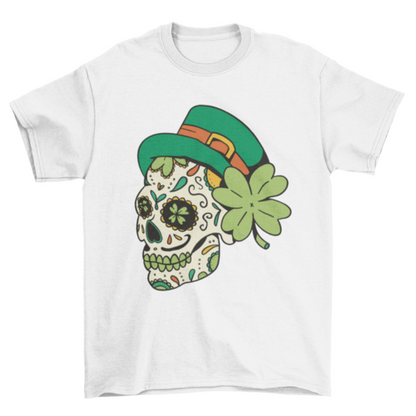 St. Patrick's Skull T-shirt |  Binge T-shirt Shop